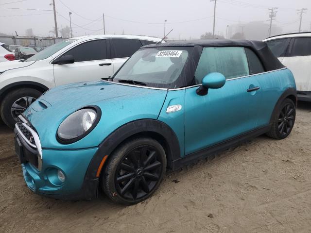 MINI COOPER S 2019 teal  Gasoline WMWWG9C56K3E40260 photo #1