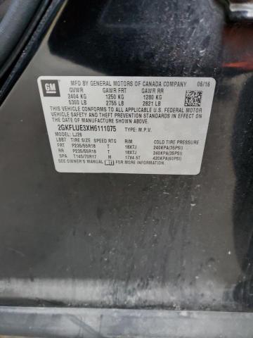 2017 GMC TERRAIN SL - 2GKFLUE3XH6111075