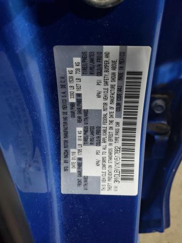 2019 TOYOTA YARIS L 3MYDLBYV1KY517662