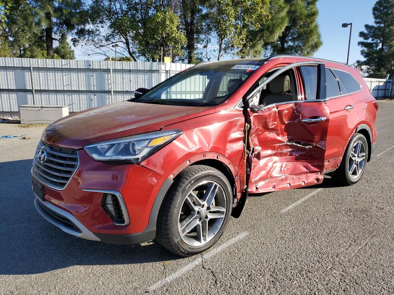KM8SR4HFXHU171630 HYUNDAI SANTA FE S 2017