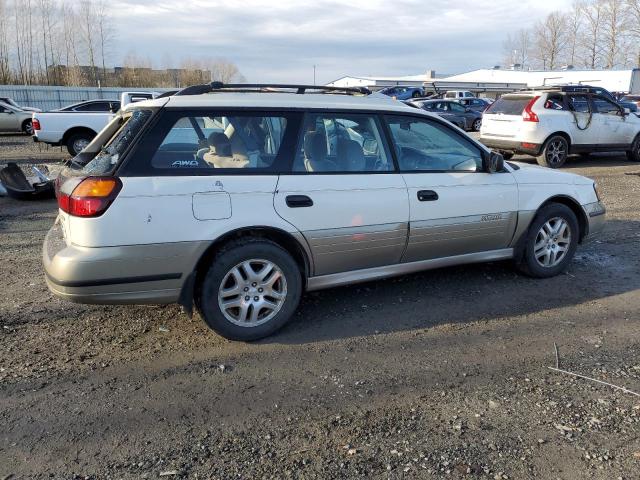 SUBARU LEGACY OUT 2002 white  gas 4S3BH675527642908 photo #4