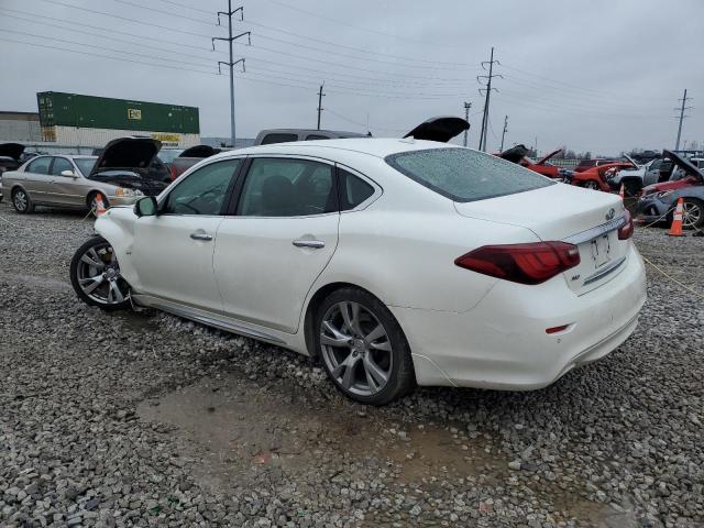 INFINITI Q70L 3.7 2016 white  gas JN1BY1PR5GM721061 photo #3