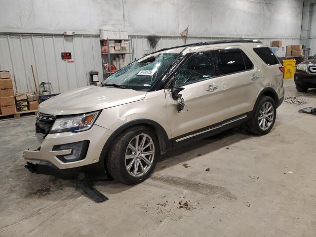 FORD EXPLORER L 2017 beige 4dr spor gas 1FM5K8F83HGE40496 photo #1