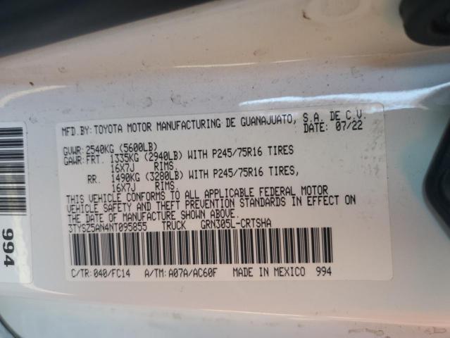 2022 TOYOTA TACOMA ACC - 3TYSZ5AN4NT095855