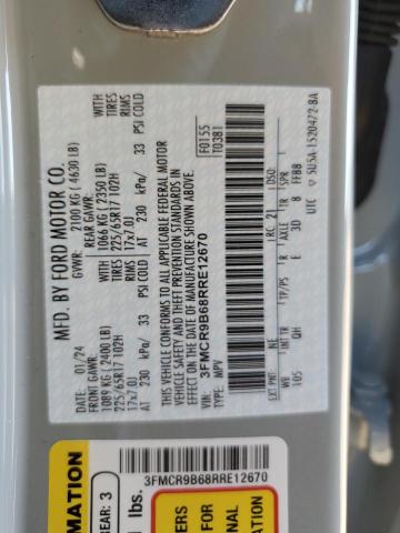 2024 FORD BRONCO SPO - 3FMCR9B68RRE12670