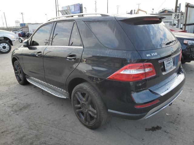 MERCEDES-BENZ ML 350 4MA 2015 black  gas 4JGDA5HBXFA460458 photo #3