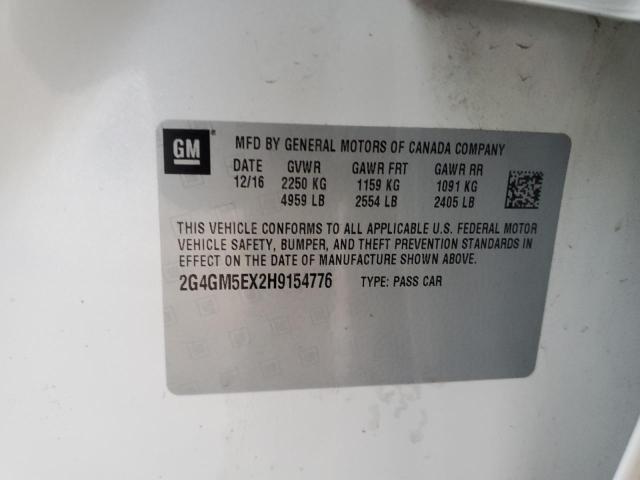2017 BUICK REGAL - 2G4GM5EX2H9154776