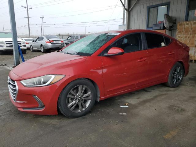 HYUNDAI ELANTRA SE 2018 red  gas 5NPD84LF0JH281531 photo #1