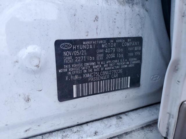2022 HYUNDAI IONIQ SE - KMHC75LC8NU279236
