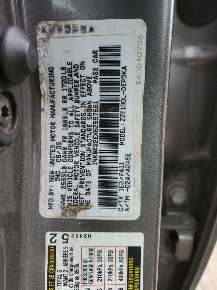 Lot #3034318103 2006 TOYOTA COROLLA CE