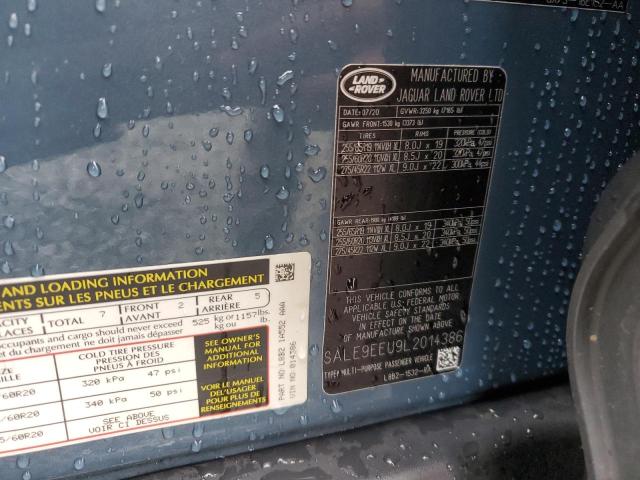 2020 LAND ROVER DEFENDER 1 - SALE9EEU9L2014386