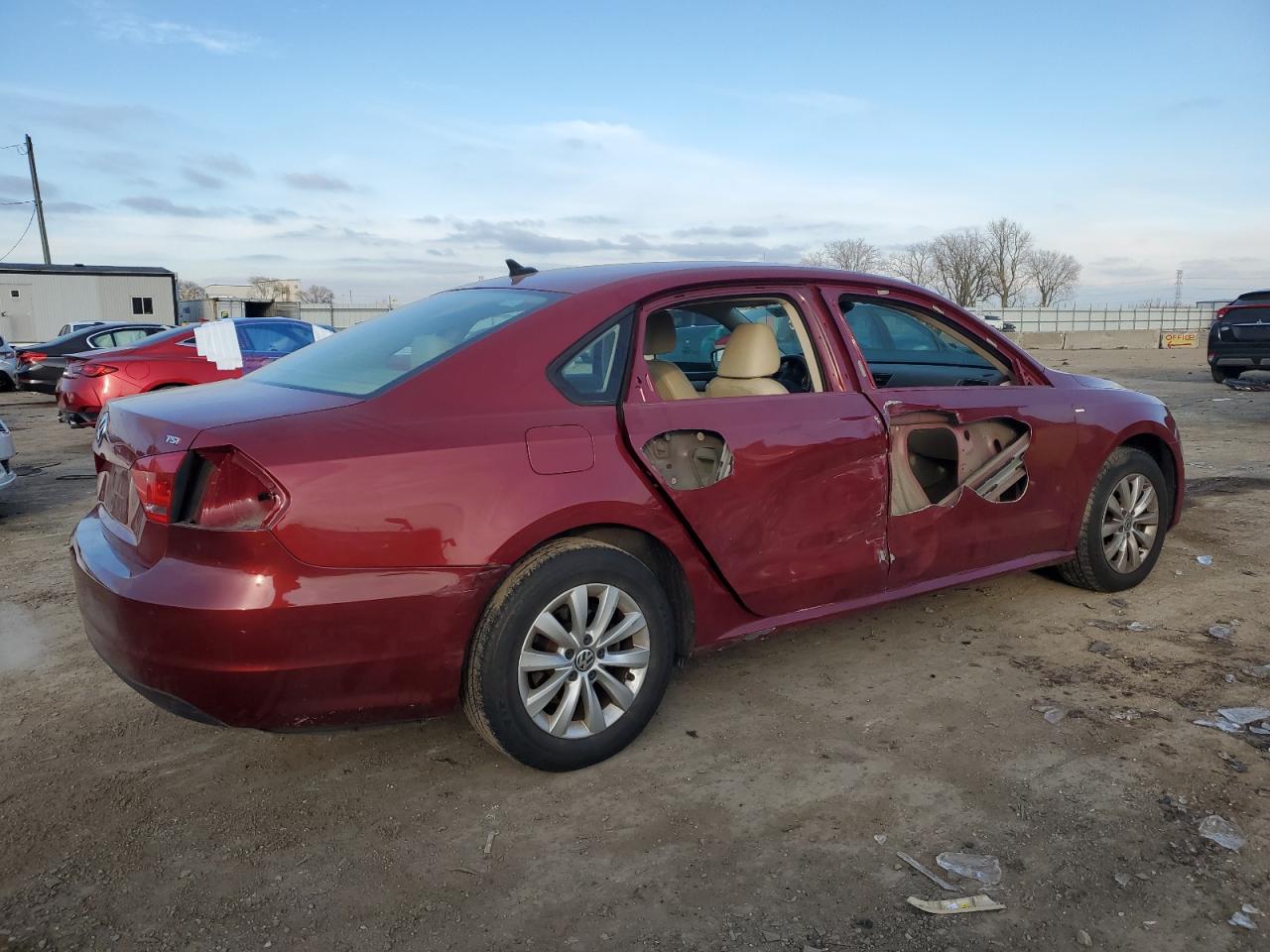 Lot #3023428254 2015 VOLKSWAGEN PASSAT S