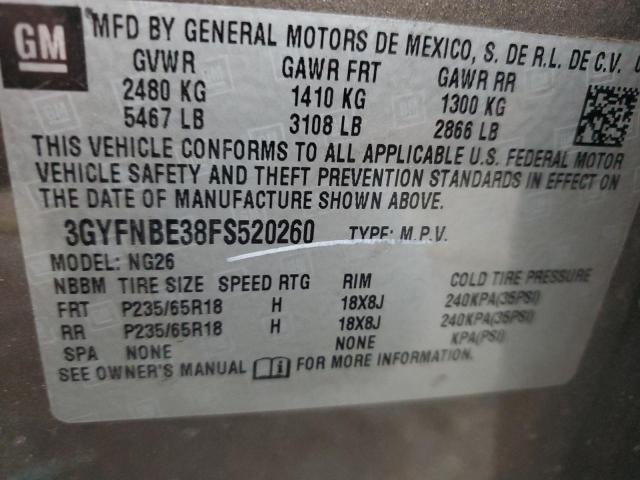 2015 CADILLAC SRX LUXURY - 3GYFNBE38FS520260