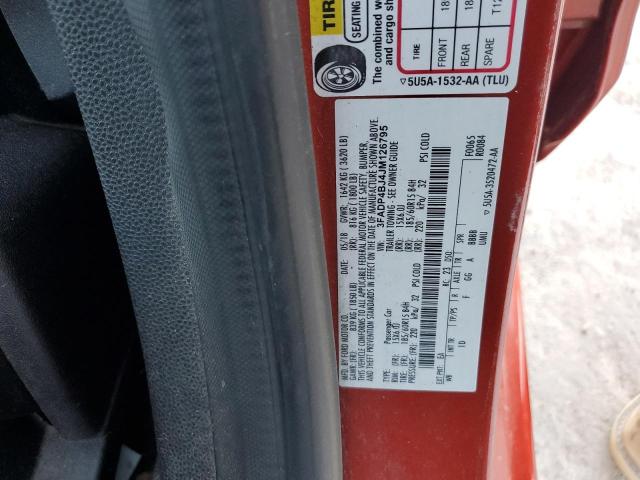 2018 FORD FIESTA SE 3FADP4BJ4JM126795