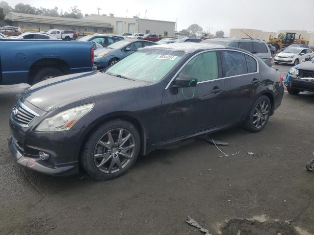 INFINITI G37 2013 black  gas JN1CV6AR0DM352902 photo #1