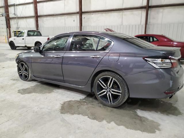 HONDA ACCORD SPO 2016 charcoal sedan 4d gas 1HGCR2F59GA054548 photo #3