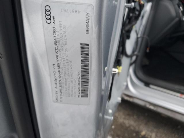 2019 AUDI RS5 WUABWCF5XKA902750