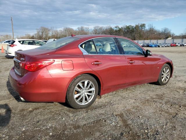 INFINITI Q50 BASE 2014 burgundy  gas JN1BV7AR3EM700114 photo #4