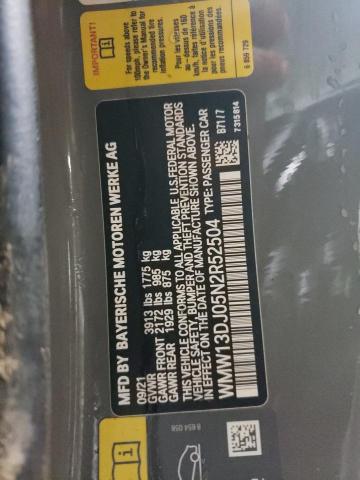 2022 MINI COOPER SE WMW13DJ05N2R52504