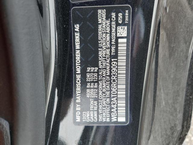 VIN WBA43AT06RCR39091 2024 BMW 4 SERIES no.12