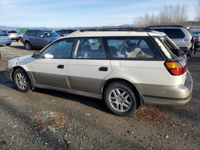 SUBARU LEGACY OUT 2002 white  gas 4S3BH675527642908 photo #3