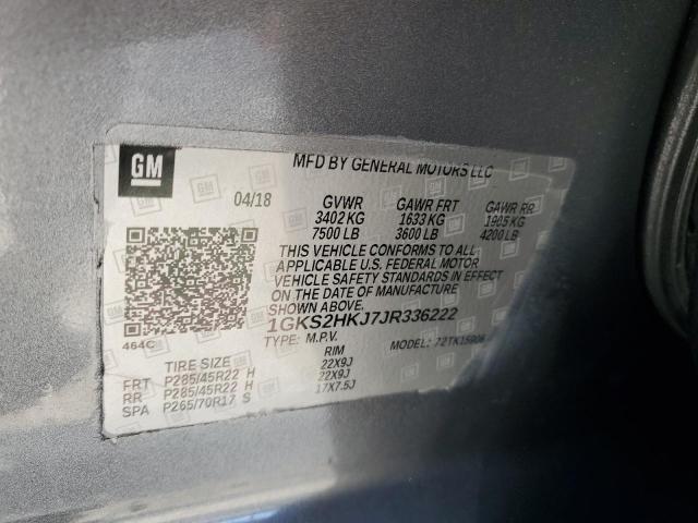 2018 GMC YUKON XL D - 1GKS2HKJ7JR336222
