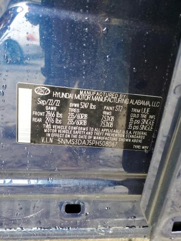 2023 HYUNDAI SANTA FE S - 5NMS3DAJ5PH508067