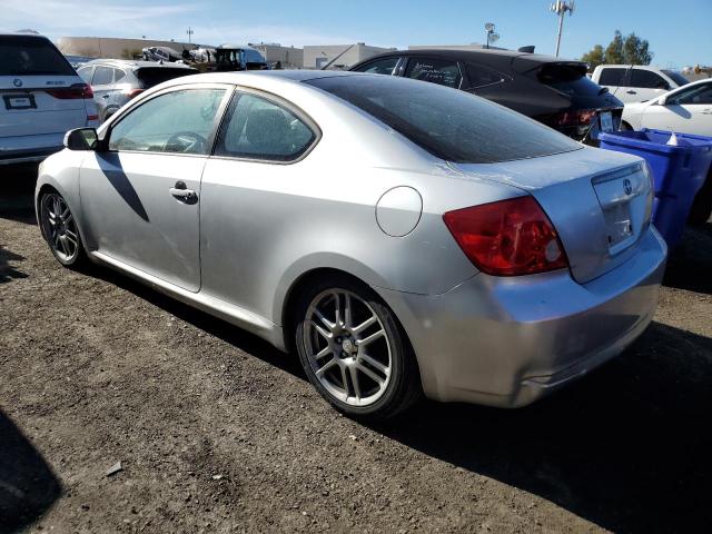 TOYOTA SCION TC 2007 silver hatchbac gas JTKDE177770158124 photo #3