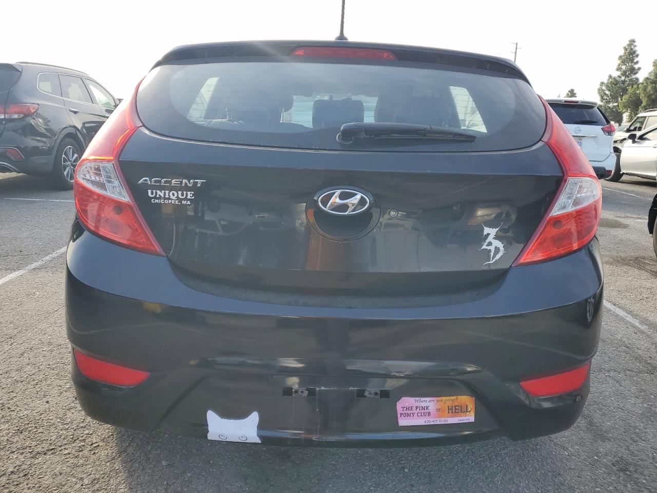 Lot #3042049226 2015 HYUNDAI ACCENT GS