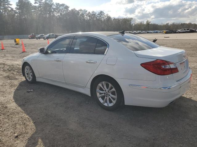 HYUNDAI GENESIS 3. 2012 white sedan 4d gas KMHGC4DDXCU183054 photo #3