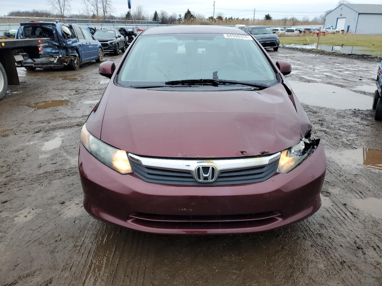 Lot #3029428711 2012 HONDA CIVIC LX