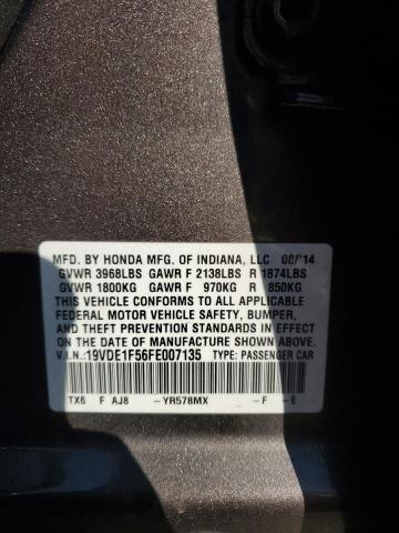 2015 ACURA ILX 20 PRE 19VDE1F56FE007135