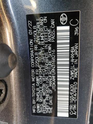2022 TOYOTA PRIUS NIGH - JTDKAMFU9N3168216