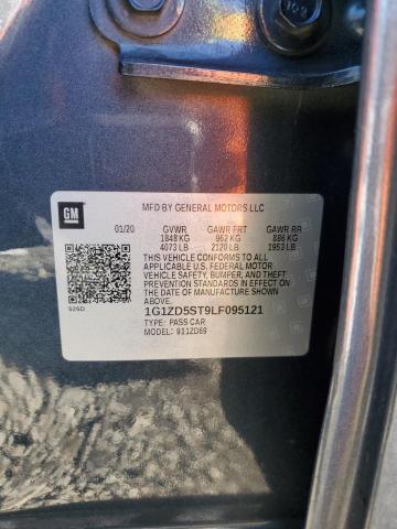 2020 CHEVROLET MALIBU LT - 1G1ZD5ST9LF095121