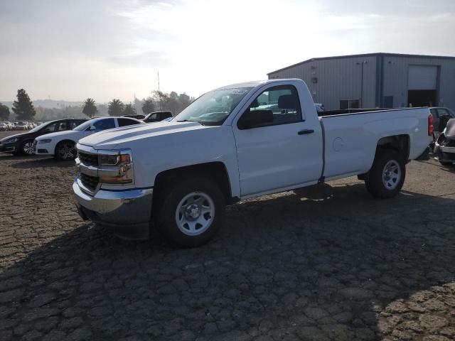 CHEVROLET SILVERADO 2018 white  gas 1GCNCNEC6JZ906616 photo #1