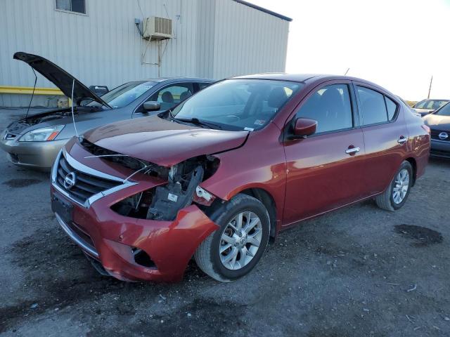 NISSAN VERSA S 2018 burgundy  gas 3N1CN7AP0JL807354 photo #1