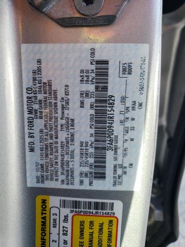 2018 FORD FUSION TIT - 3FA6P0D94JR154829