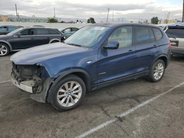 BMW X3 XDRIVE2 2013 blue 4dr spor gas 5UXWX9C51DLK59682 photo #1