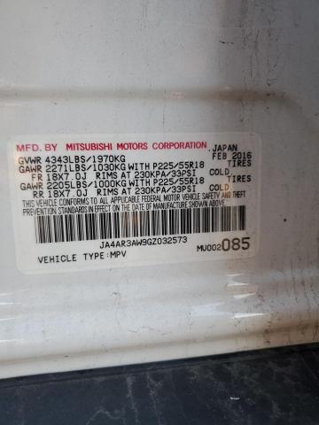2016 MITSUBISHI OUTLANDER - JA4AR3AW9GZ032573