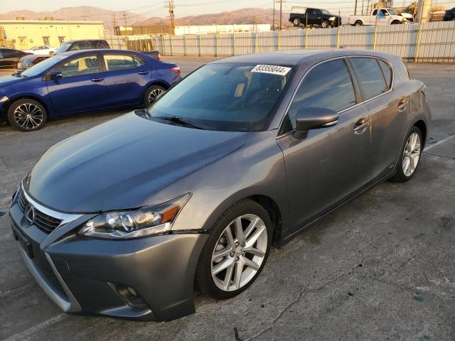 LEXUS CT 200 2015 gray hatchbac hybrid engine JTHKD5BHXF2222361 photo #1
