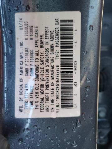 VIN 1HGCR2F51EA282878 2014 HONDA ACCORD no.12