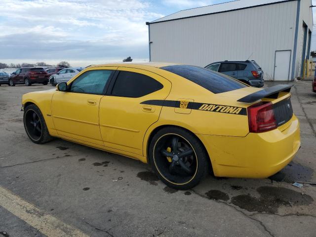 DODGE CHARGER R/ 2006 yellow sedan 4d gas 2B3KA53HX6H385397 photo #3