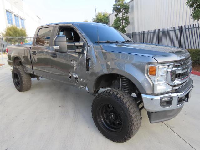 FORD F250 SUPER 2022 gray  diesel 1FT8W2BT9NEF41322 photo #1