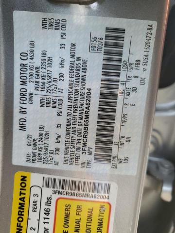 2021 FORD BRONCO SPO - 3FMCR9B65MRA62004