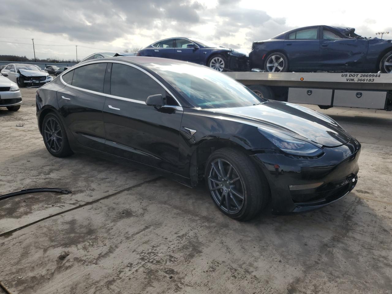 Lot #3034400075 2018 TESLA MODEL 3