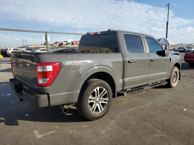 FORD F150 SUPER 2021 gray  gas 1FTEW1CP7MFC50308 photo #4