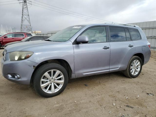 TOYOTA HIGHLANDER 2009 gray  hybrid engine JTEEW44A192037389 photo #1