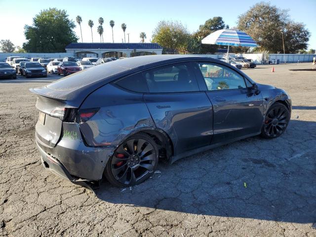 VIN 7SAYGDEF6NF394912 2022 TESLA MODEL Y no.3