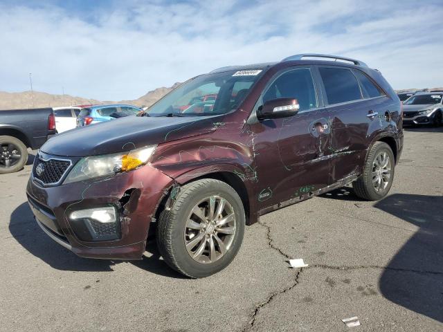 KIA SORENTO SX 2012 maroon  gas 5XYKWDA29CG253041 photo #1