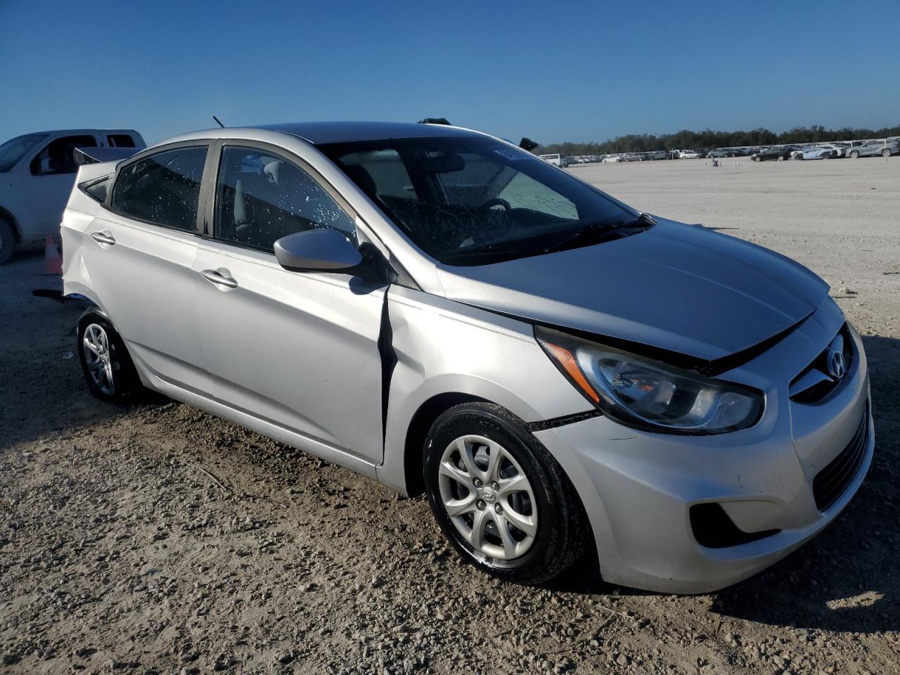 Lot #3029727695 2013 HYUNDAI ACCENT GLS